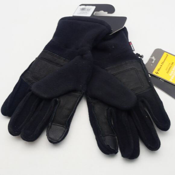NEW Black Diamond Equipment Midweight Fleece Gloves Screentap Black Size Medium - Picture 7 of 7